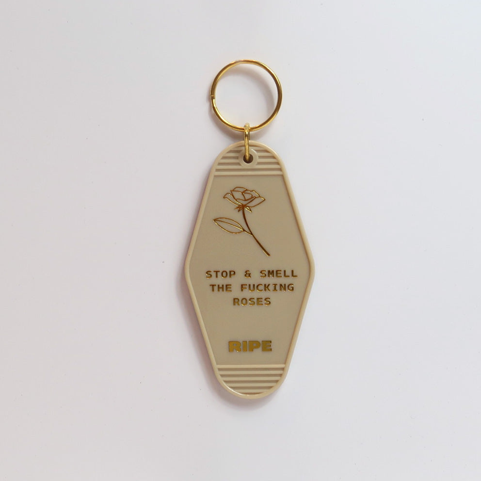 Roses Keychain (tan)