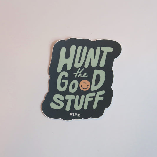 Hunt the Good Stuff Sticker (Green)
